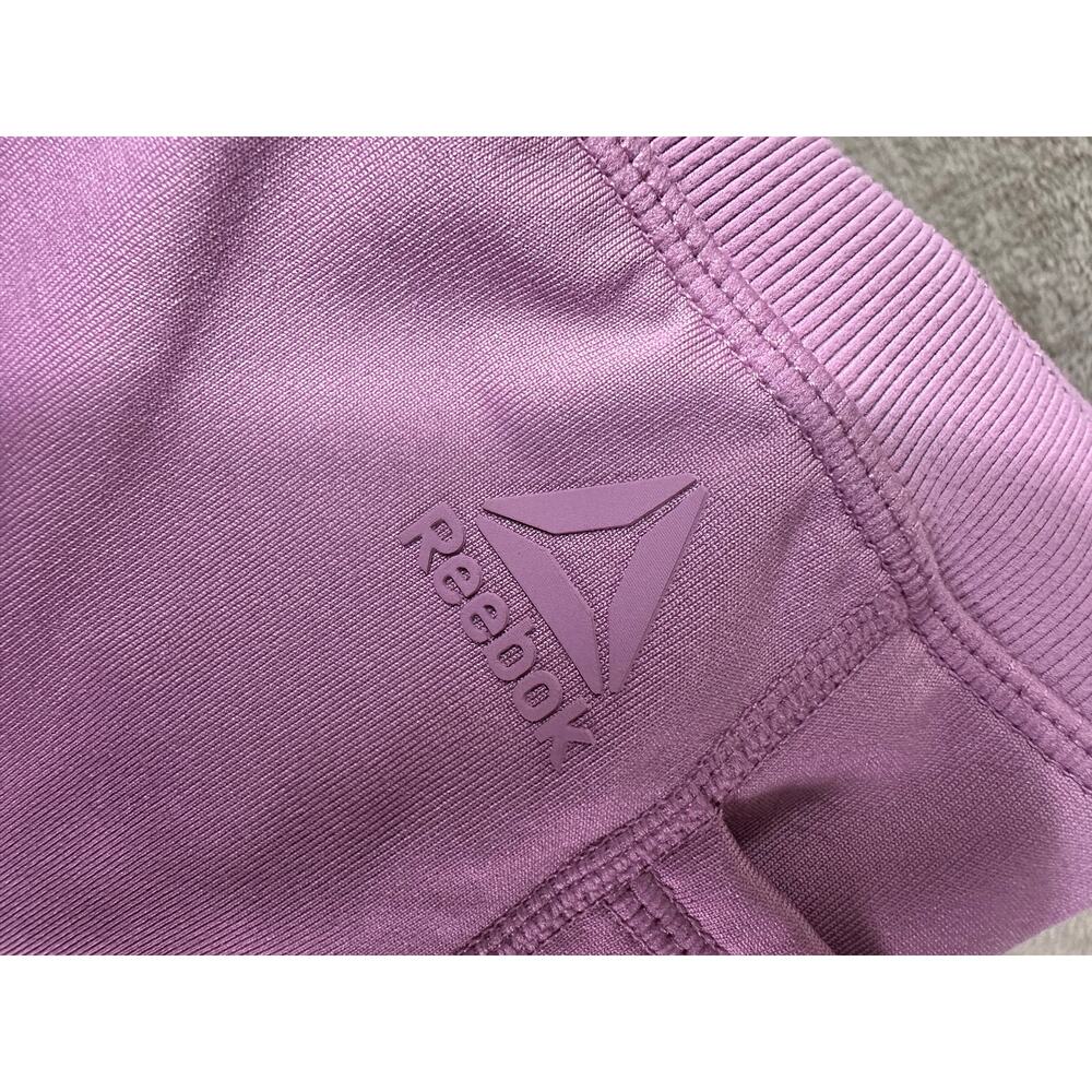 Reebok Lavender Joggers Women’s Medium Athletic Pants Drawstring - Picture 3 of 8
